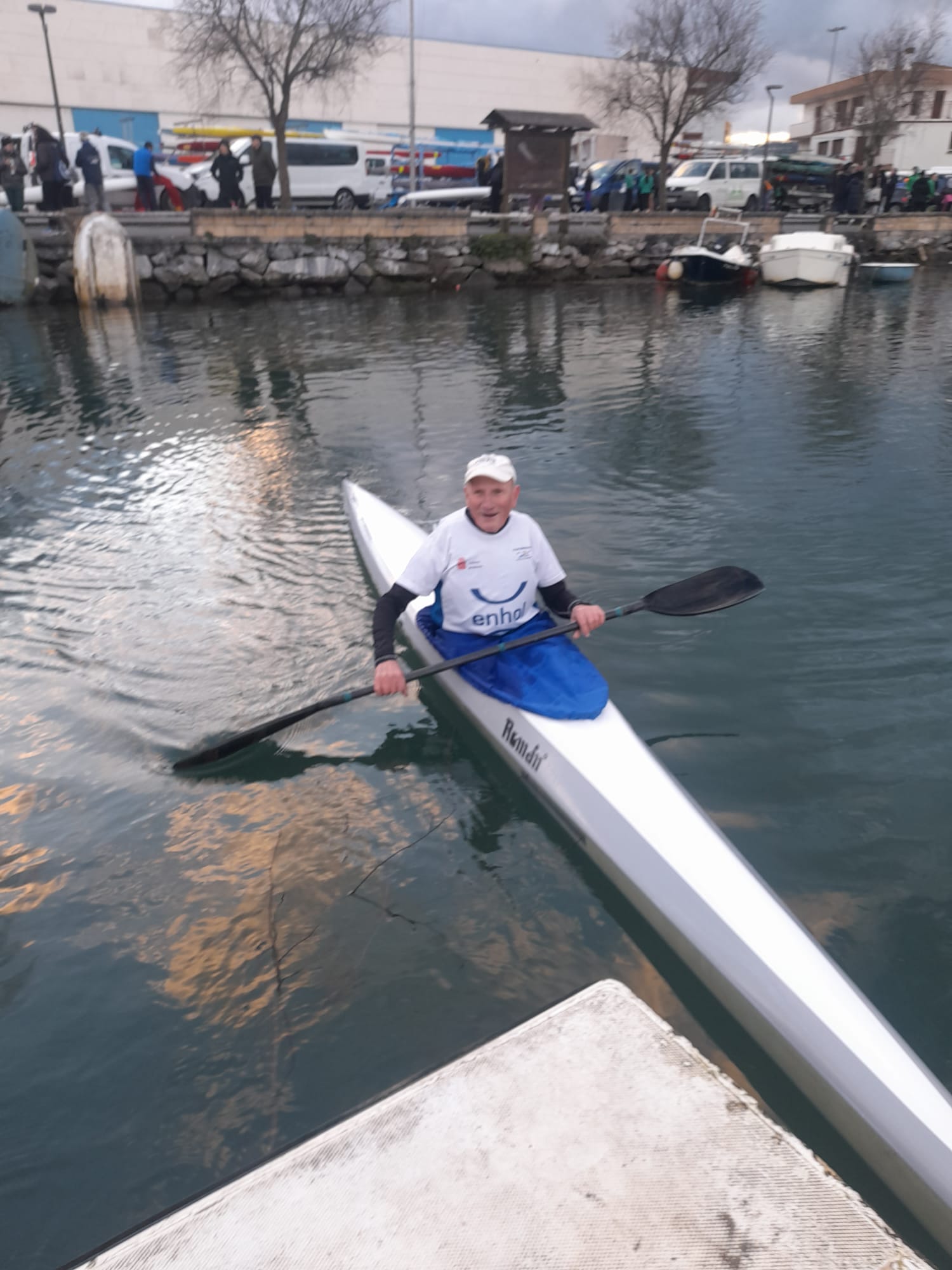 "Jose Luis Casamian, del Club Enhol Ebrokayak, se trae a Tudela el subcampeonato de España en categoría veterano de 75/79 años"